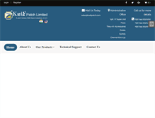 Tablet Screenshot of kwikpatch.com